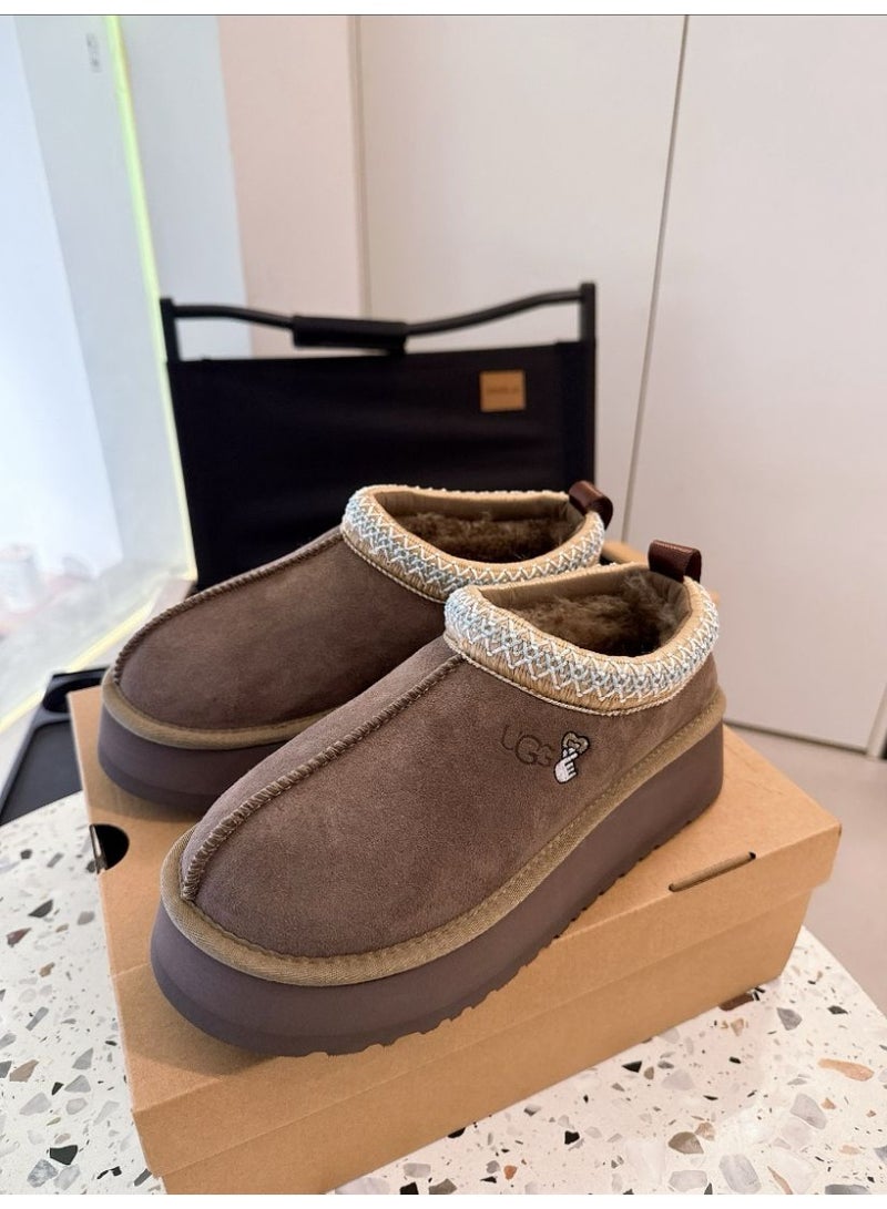 UGG Tazz Love women's platform Slipper - Chestnut - Image 1